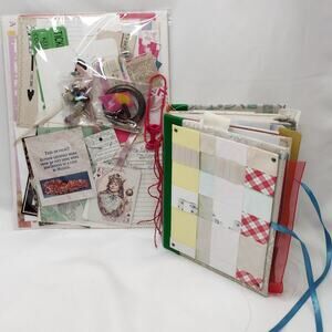 Eclectic Junk Journal 7, Handmade Recycled Journal, Mixed Media Journal